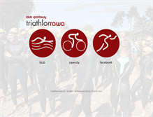 Tablet Screenshot of mistrzostwa.triathlonrawa.pl